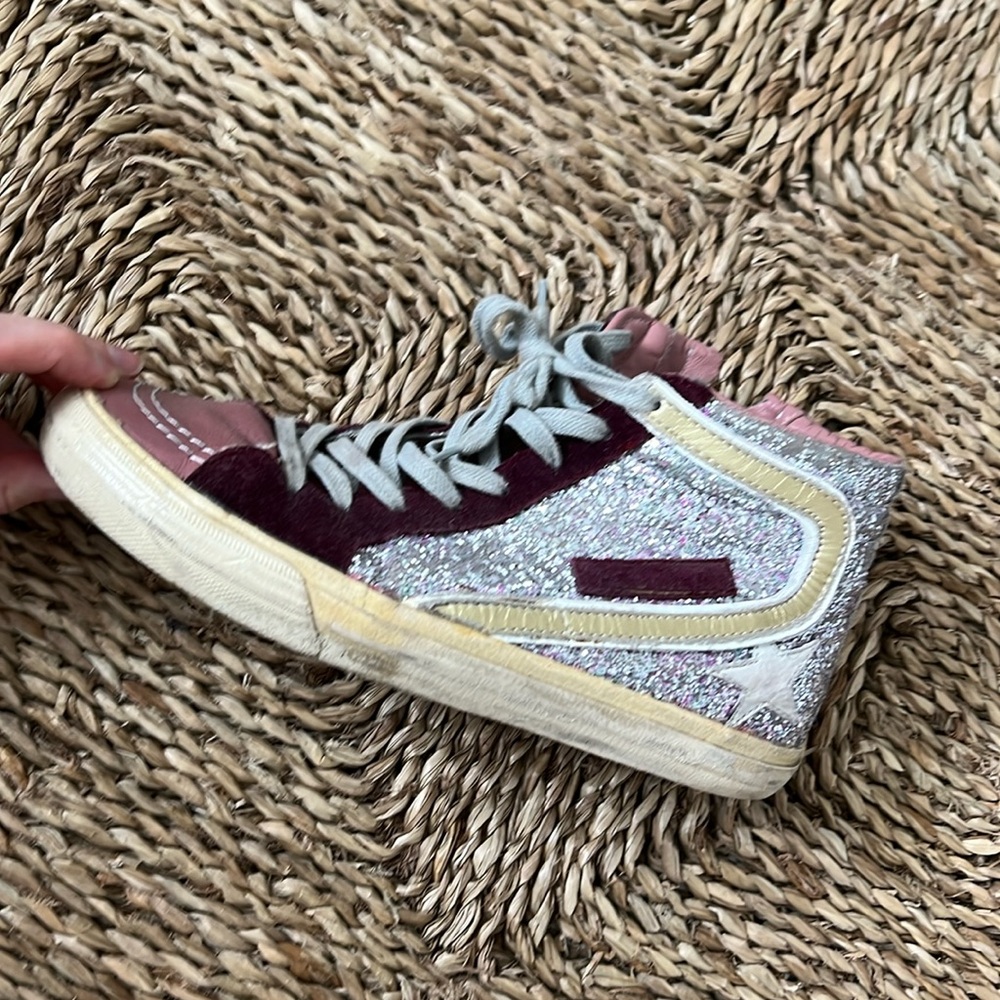 GGDB high tops with glitter